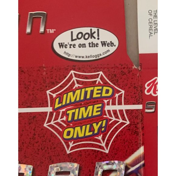 VINTAGE Spider-Man-Spidey-Berry Fruit flavored Limited Edition Flat Empty Cereal - Picture 7 of 14